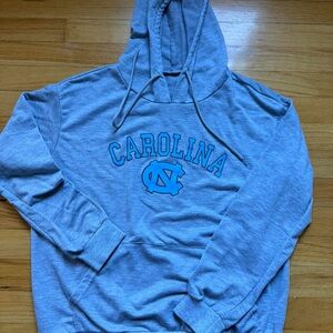 Men's North Carolina Tar Heels Arch Logo Pullover Gray Hoodie